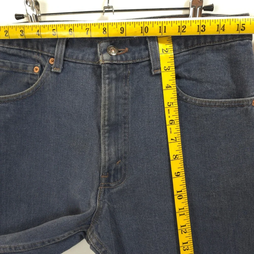 Levi's 550 Relaxed Fit Tapered Leg Blue Jeans Mens 32x34 Vintage USA Made